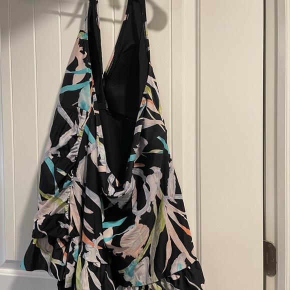 Multicolored 3X one piece swimsuit - Picture 3 of 3